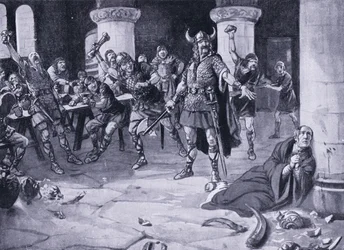 The martyrdom of Alphege, Palm Sunday AD1016